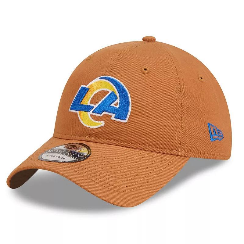 Mens New Era Brown Los Angeles Rams Core Classic 2.0 9TWENTY Adjustable Hat Product Image