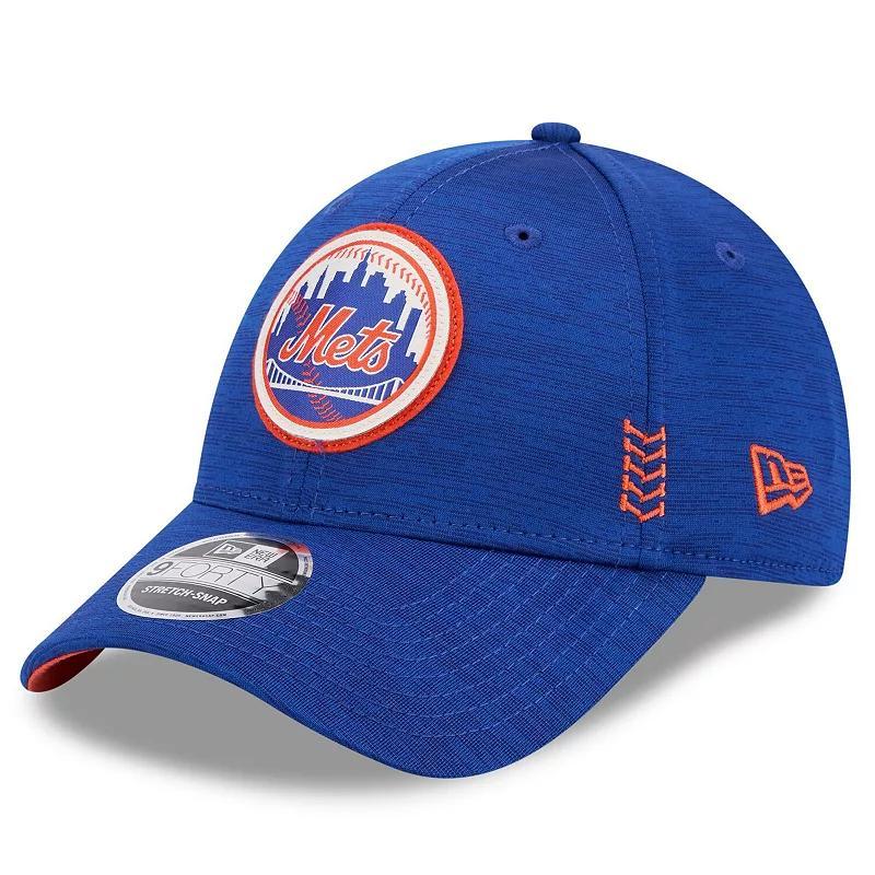 Mens New Era Royal New York Mets 2024 Clubhouse 9FORTY Adjustable Hat Product Image