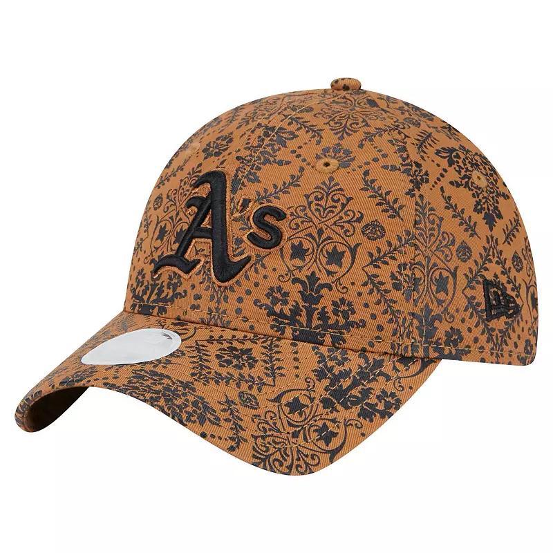 Womens New Era Oakland Athletics Vintage Deco 9TWENTY Adjustable Hat Product Image