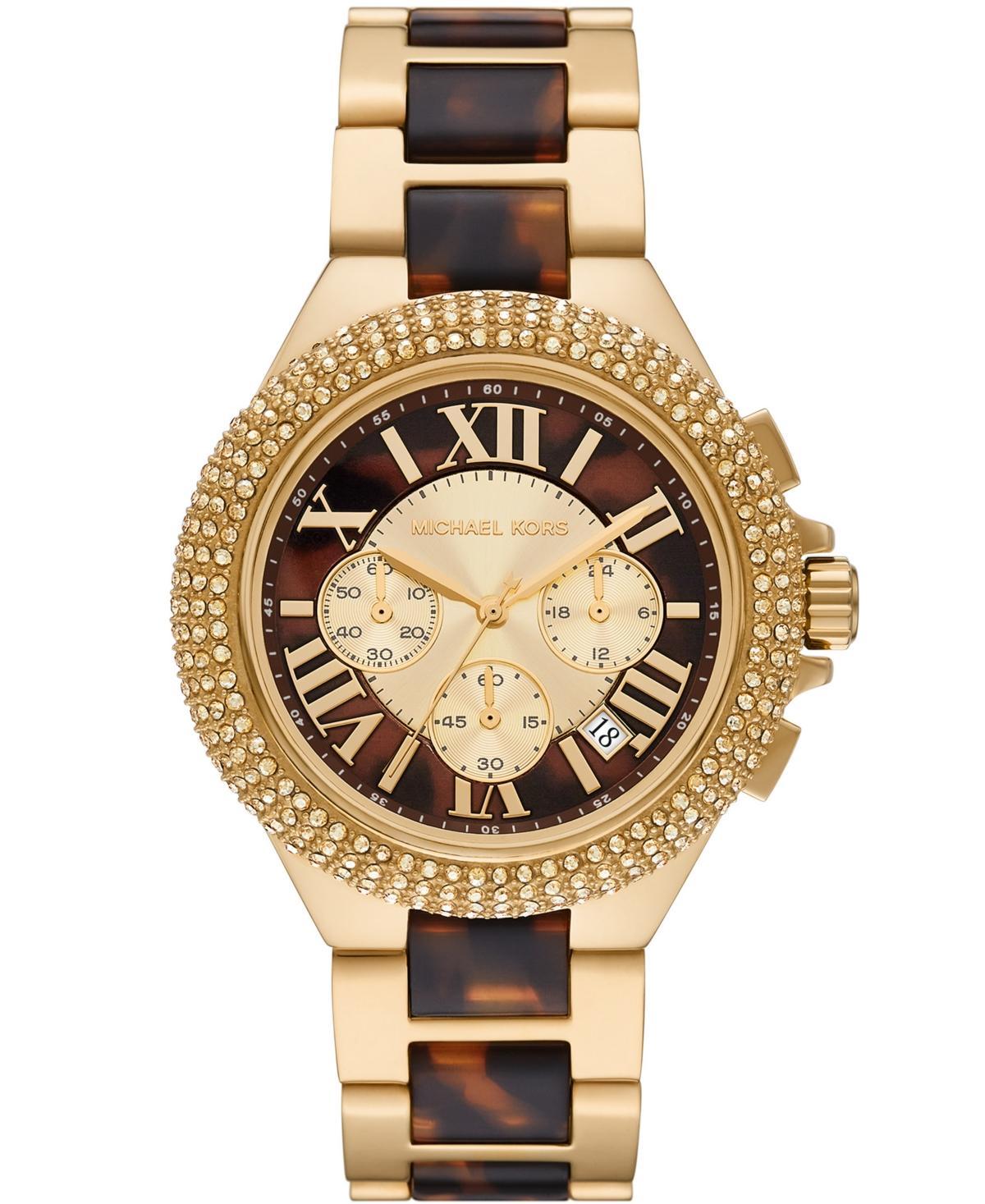 Oversized Pavé Logo -Tone Watch Product Image