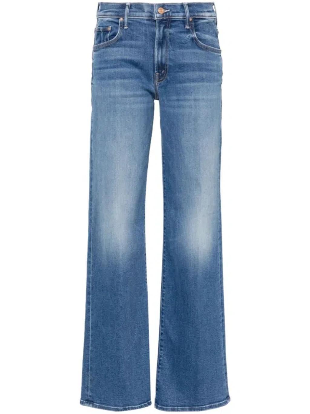 MOTHER The Mid Rise Maven Sneak Jeans In Light Wash product image