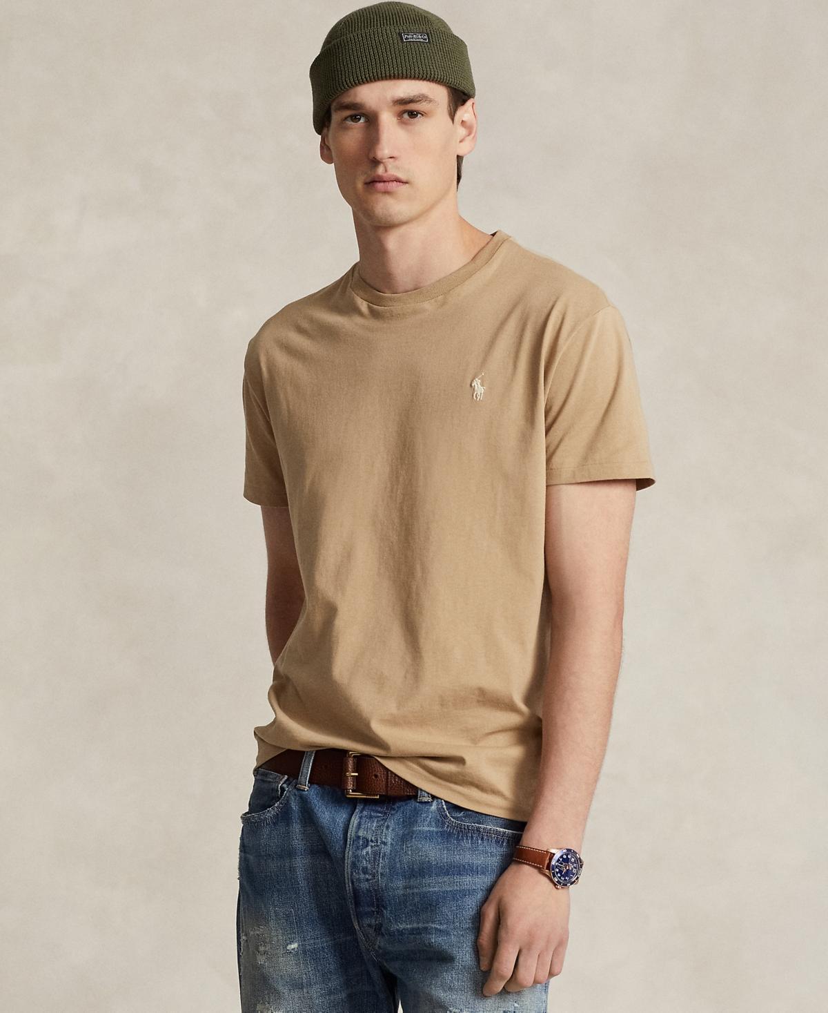 Polo Ralph Lauren Mens Classic Fit Crew Neck T-Shirt Product Image