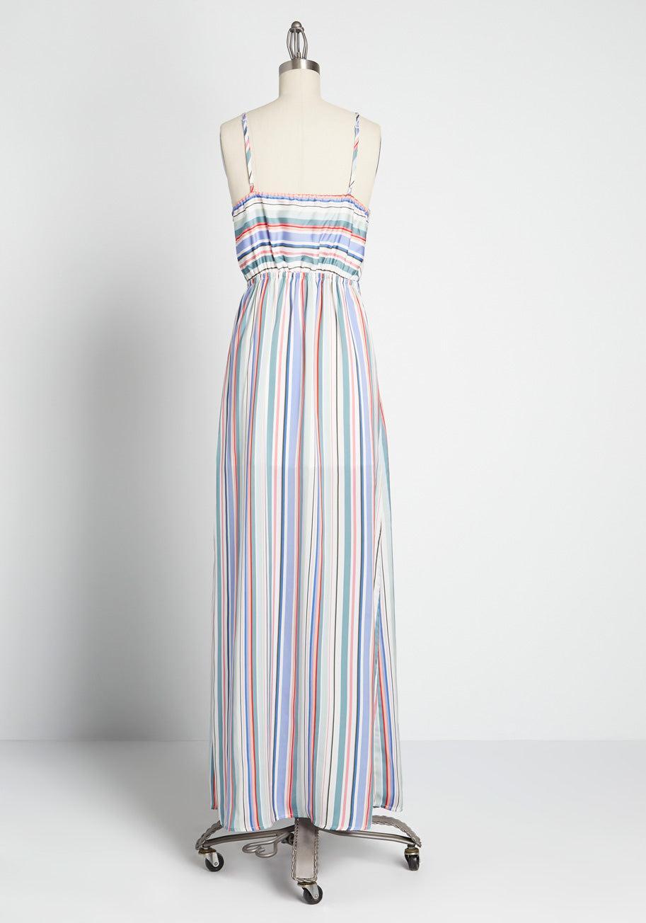 Stripe Your Interest Maxi Dress Product Image