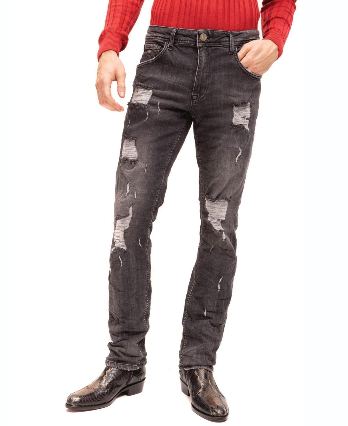 Ron Tomson Mens Modern Rider Denim Jeans Product Image