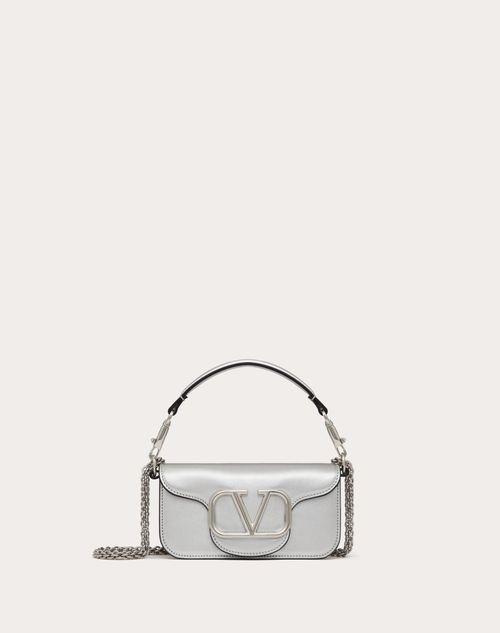 SMALL VALENTINO GARAVANI LOCÒ METALLIC CALFSKIN SHOULDER BAG Product Image