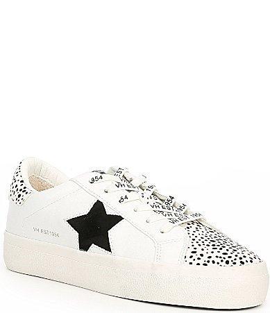 Vintage Havana Forever Leather Cheetah Print Star Sneakers Product Image