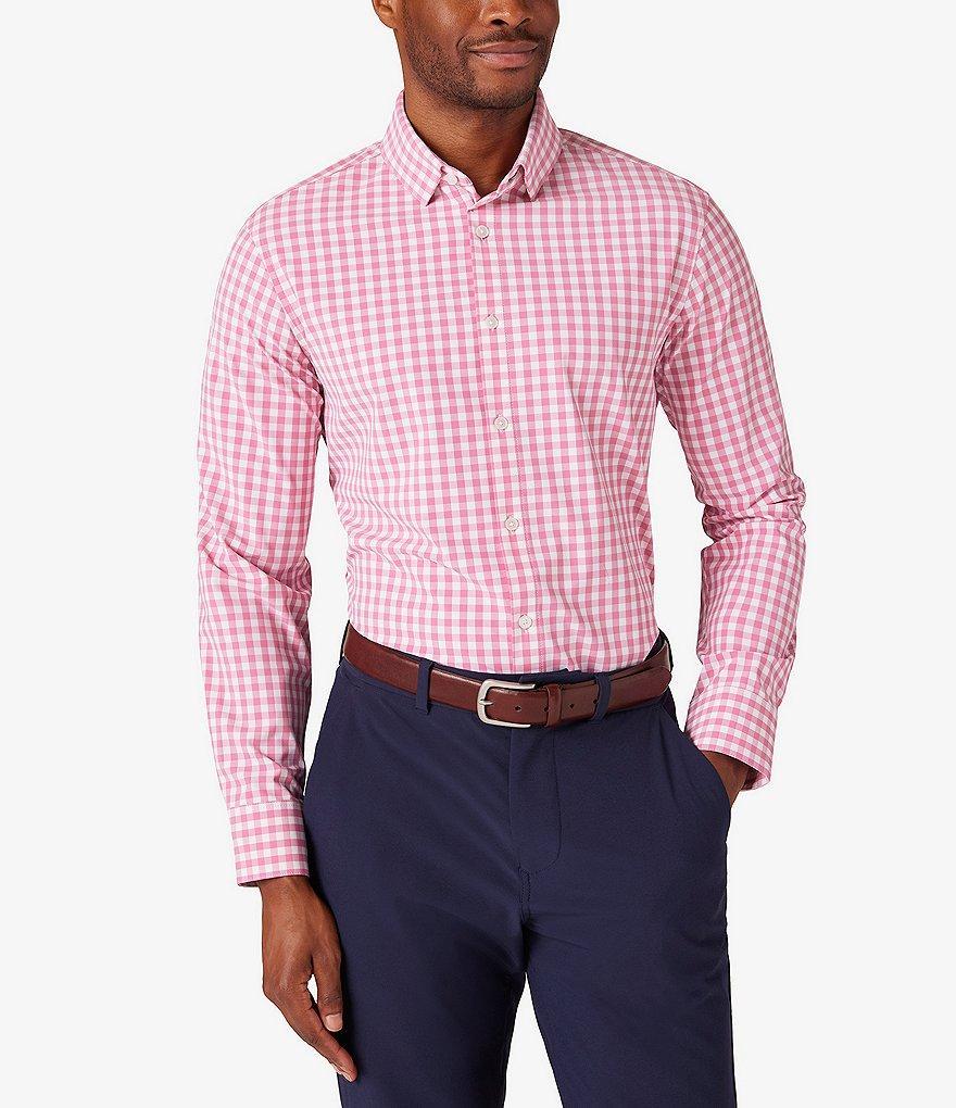 Mizzen+Main Performance Stretch Leeward Madison Check Long Sleeve Woven Shirt Product Image