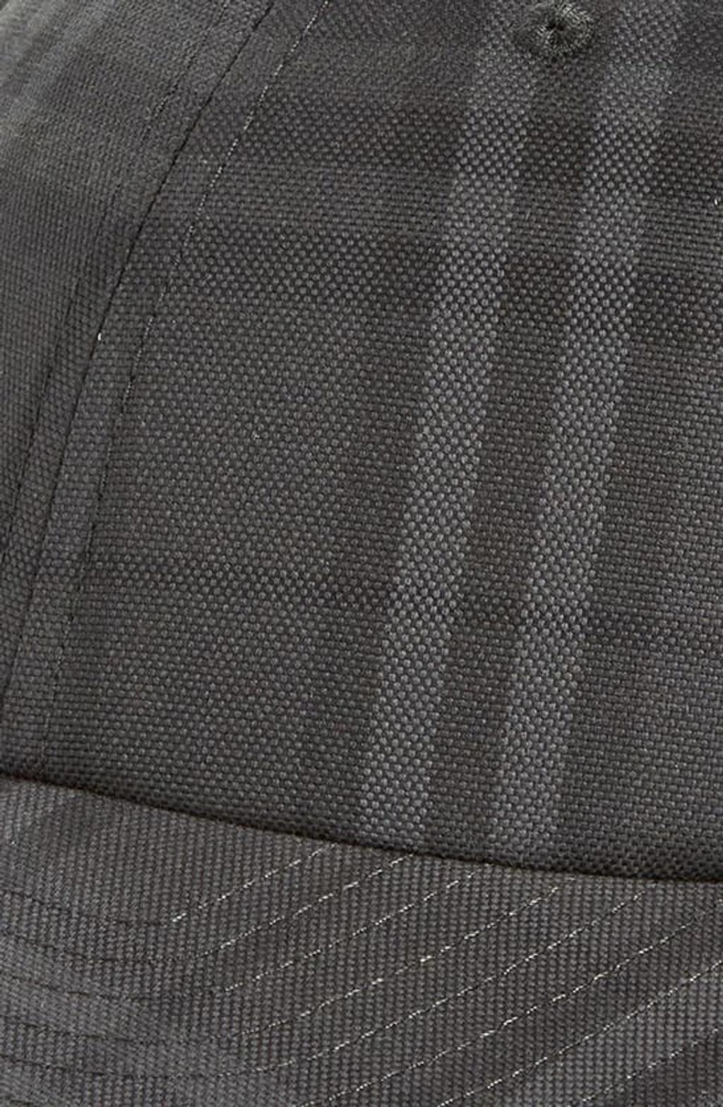 Embroidered-logo Check Cotton Cap In Charcoal Product Image