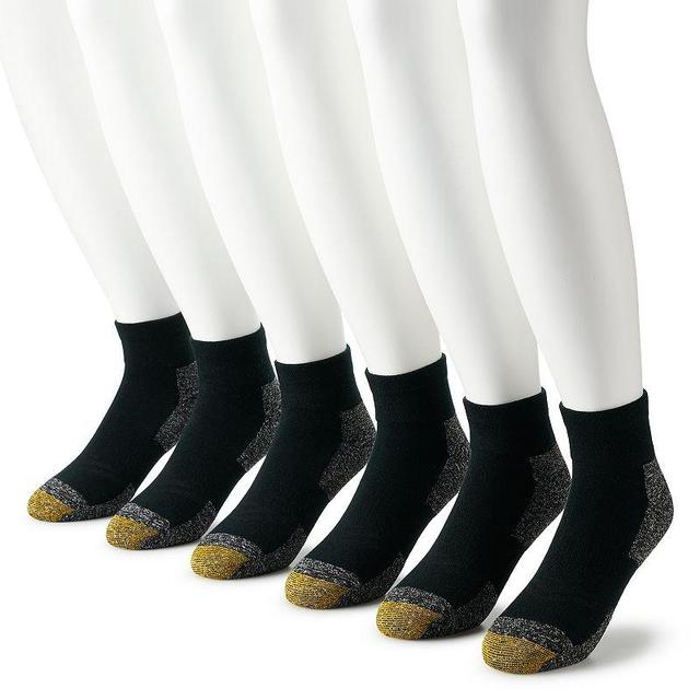 Mens GOLDTOE Sport 6-Pack Quarter-Crew Socks Product Image