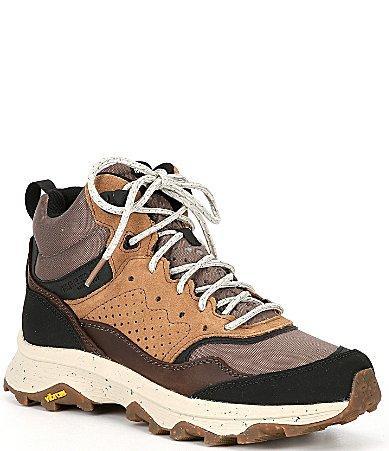 Merrell Mens Speed Solo Mid Waterproof Suede Boots Product Image