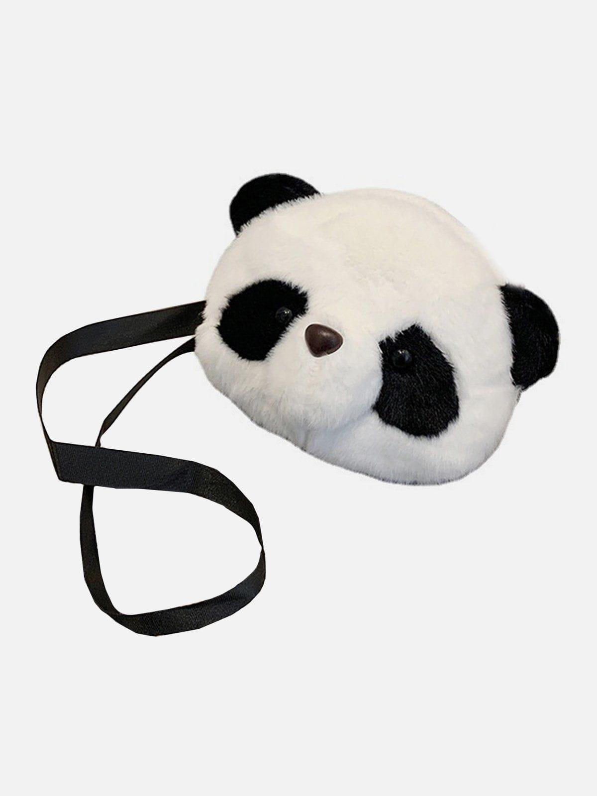 Cute Plush Panda Head Bag Product Image