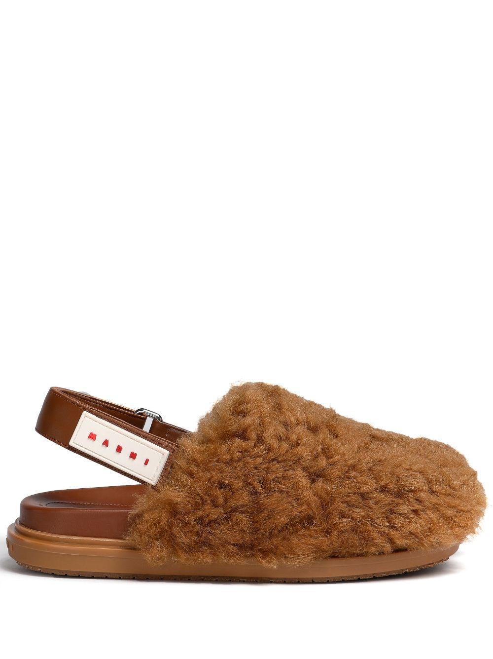 Sabot shearling mules product image