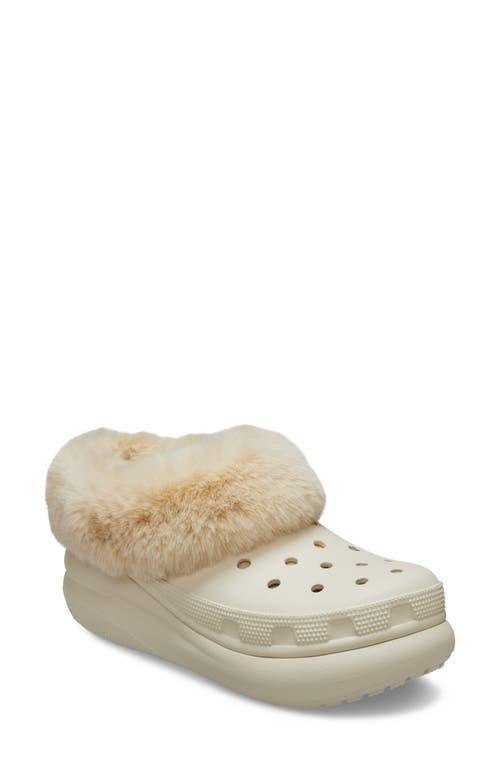 CROCS Classic Furever Crush Faux Shearling Lined Clog Product Image