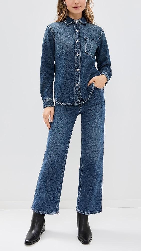 Joe's Jeans The Blake Cropped Wide Leg Jeans | Shopbop Product Image