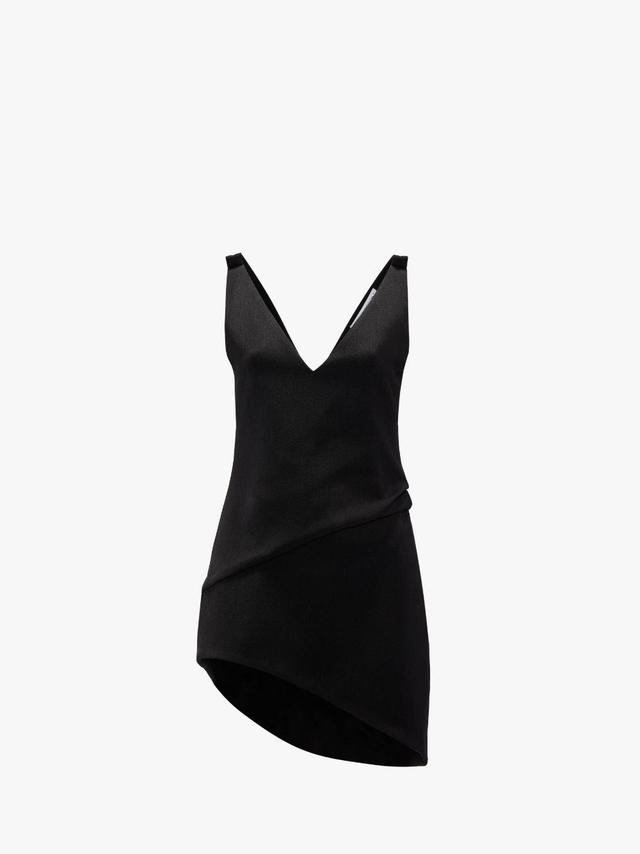 SLEEVELESS MINI DRESS in black | JW Anderson US  Product Image