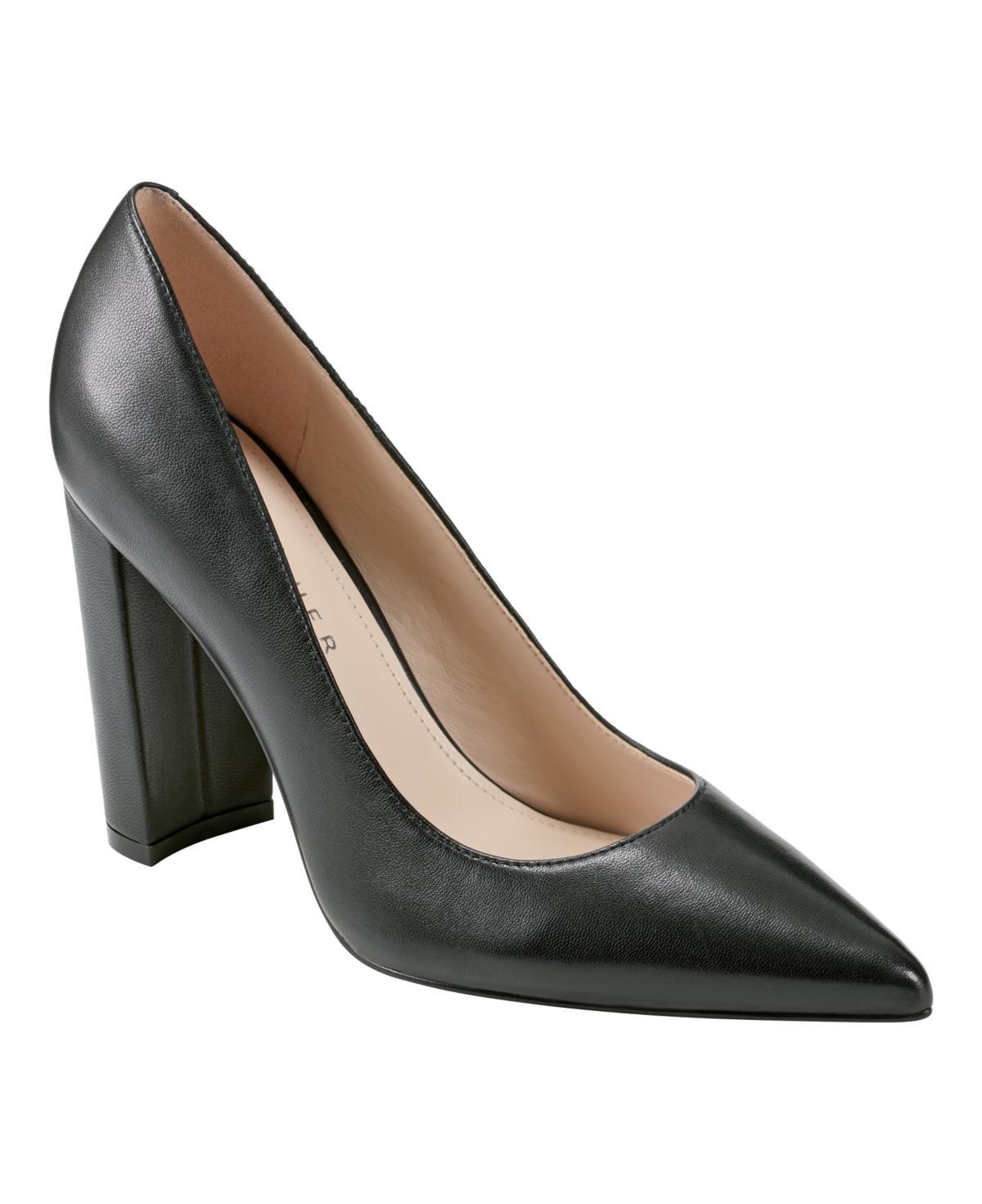 Marc Fisher Ltd Womens Abilene Block Heel Pointy Toe Dress Pumps Product Image