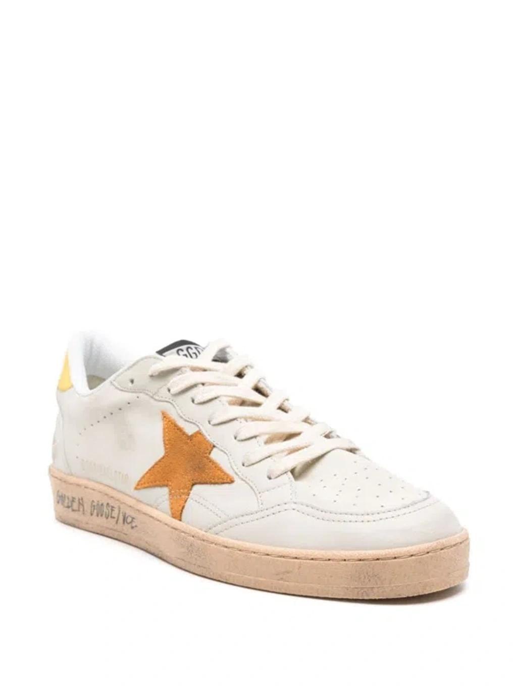 GOLDEN GOOSE Ball Star Sneakers In White Product Image