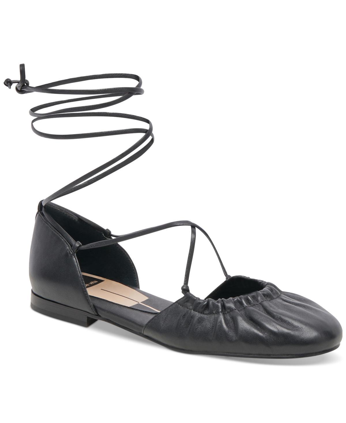 Dolce Vita Womens Cancun Lace-Up Ballet Flats Product Image