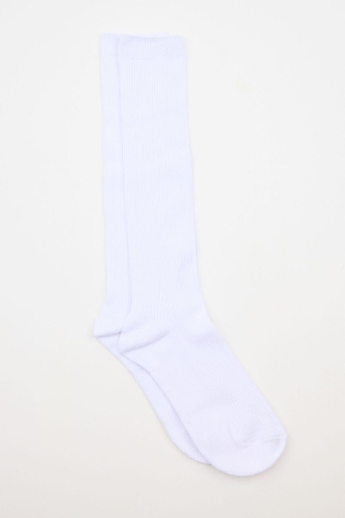 Ribbed Knee High Socks Product Image