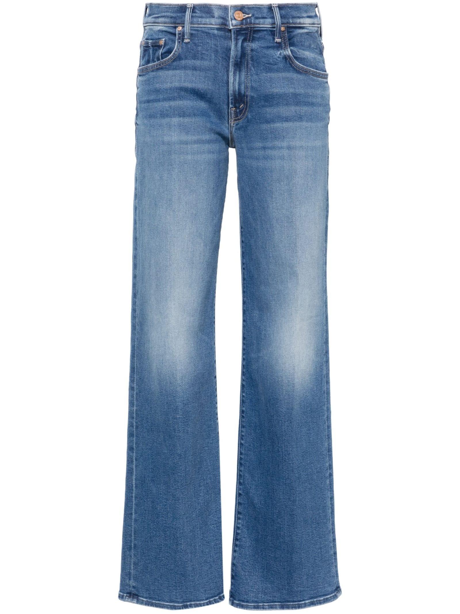 MOTHER The Mid Rise Maven Sneak Jeans In Light Wash Product Image