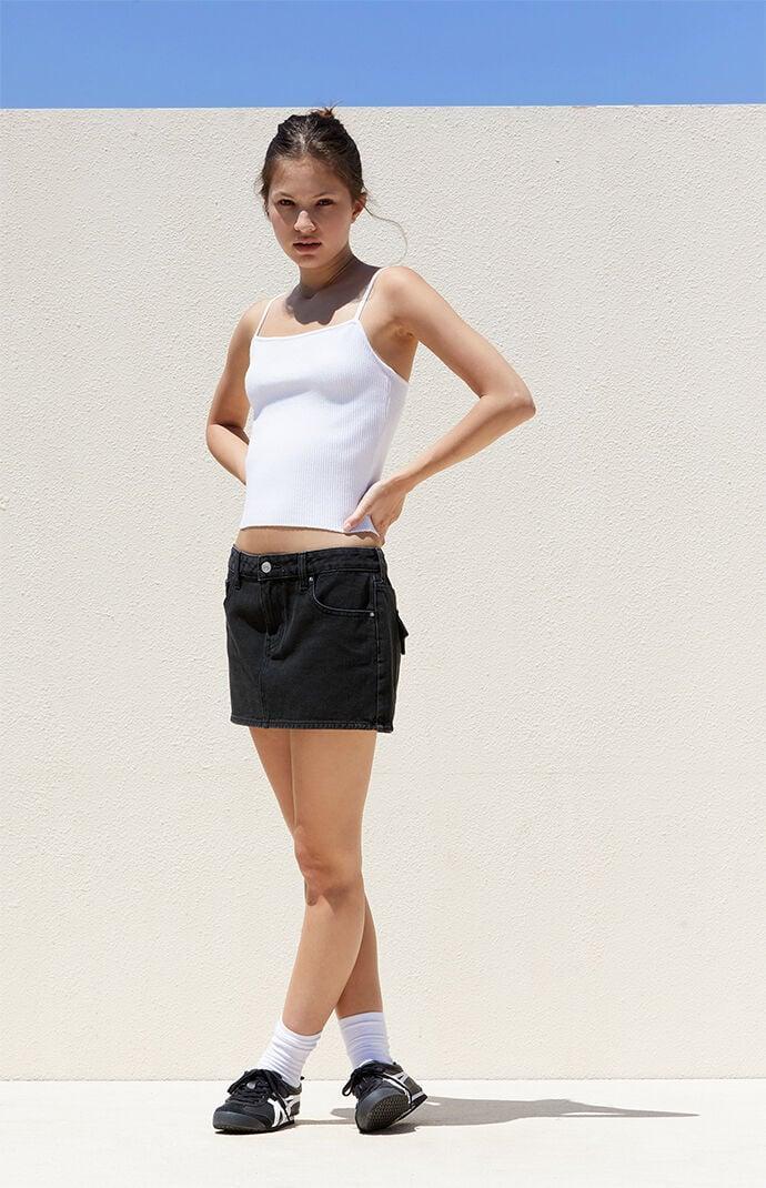 Women's Low Rise Micro Denim Mini Skirt - product image