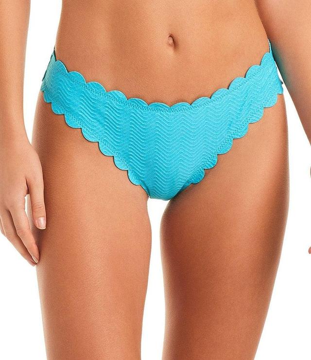 Jessica Simpson Under The Sea Scalloped Edge Hipster Swim Bottom Product Image