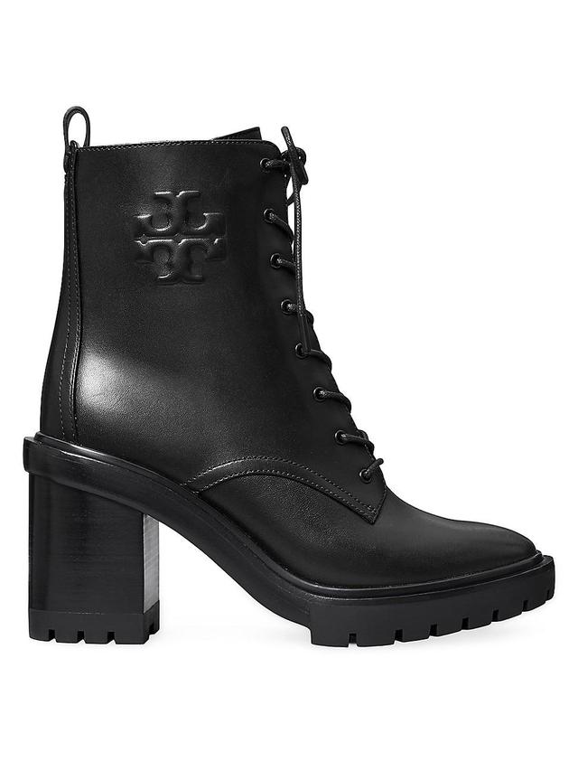 Tory Burch 95 mm Double T Lug Boot (Perfect ) Women's Boots Product Image