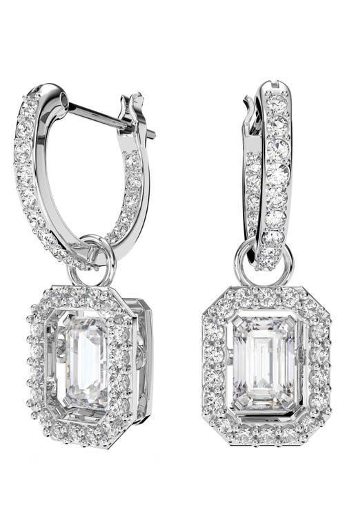 Swarovski Millenia Huggie Hoop Drop Earrings Product Image