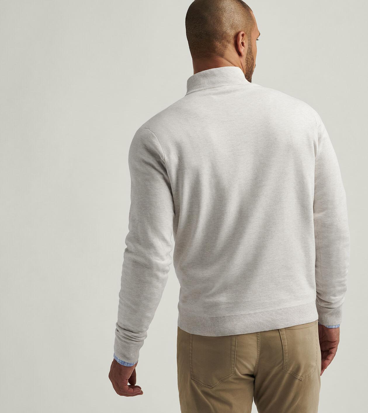 Coolspun Cotton Quarter-Zip Sweater Product Image