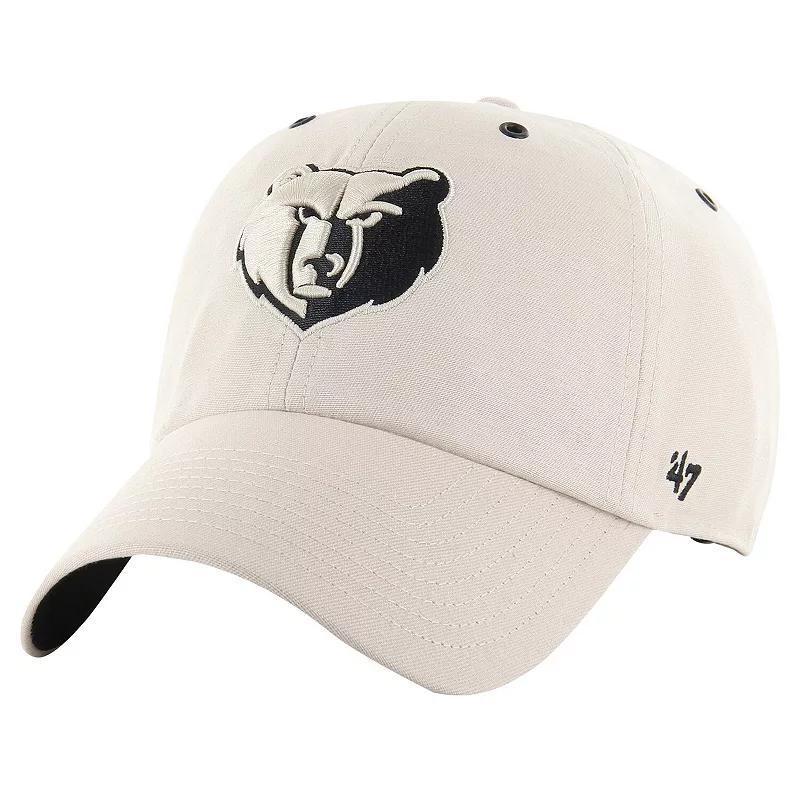 Mens 47 Cream Memphis Grizzlies Lunar Clean Up Adjustable Hat Product Image