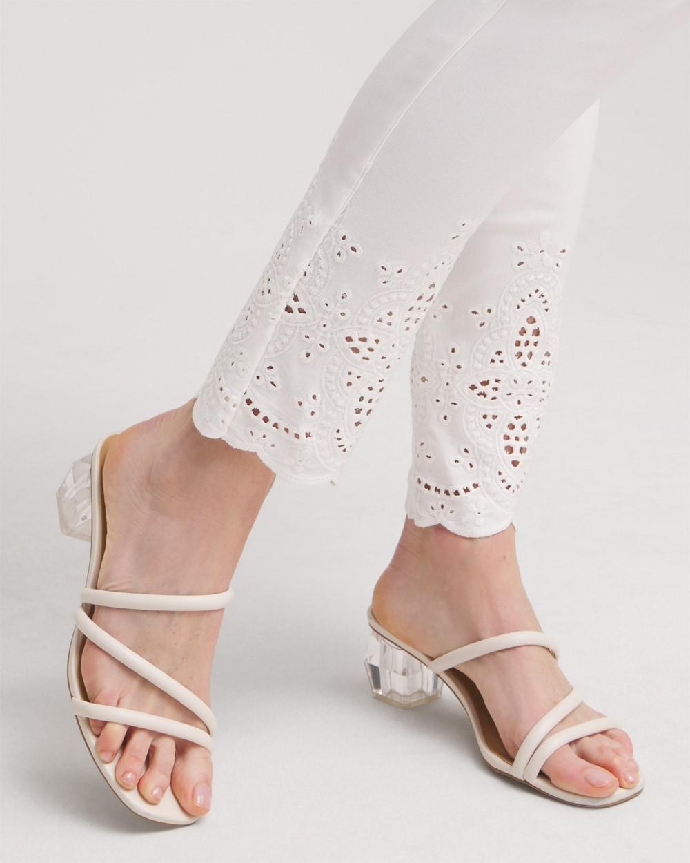 Brigitte Eyelet Ankle Pants Product Image