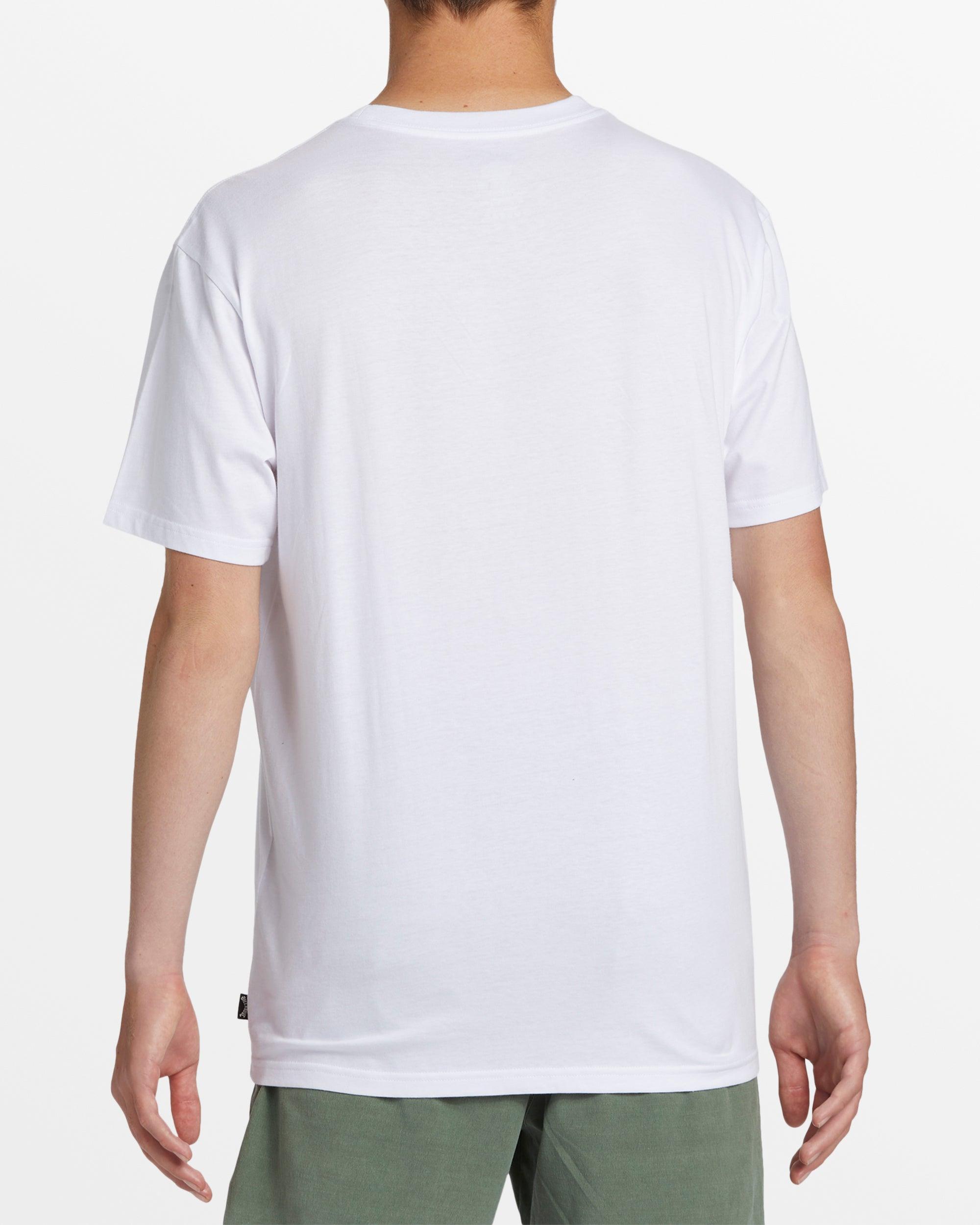 Stacked Arch T-Shirt - White Male Product Image