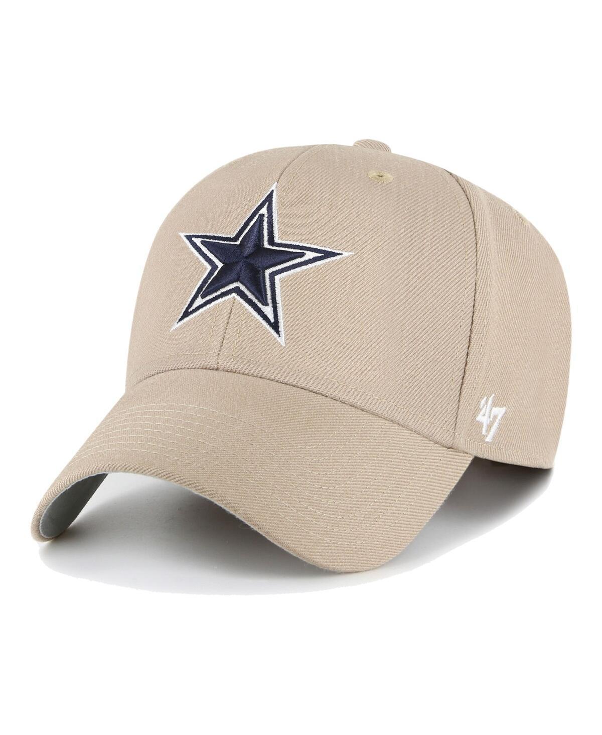 Mens 47 Khaki Dallas Cowboys MVP Adjustable Hat Product Image