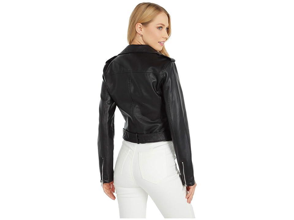 Levi's(r) Faux Leather Fashion Moto (Black) Women's Clothing Product Image