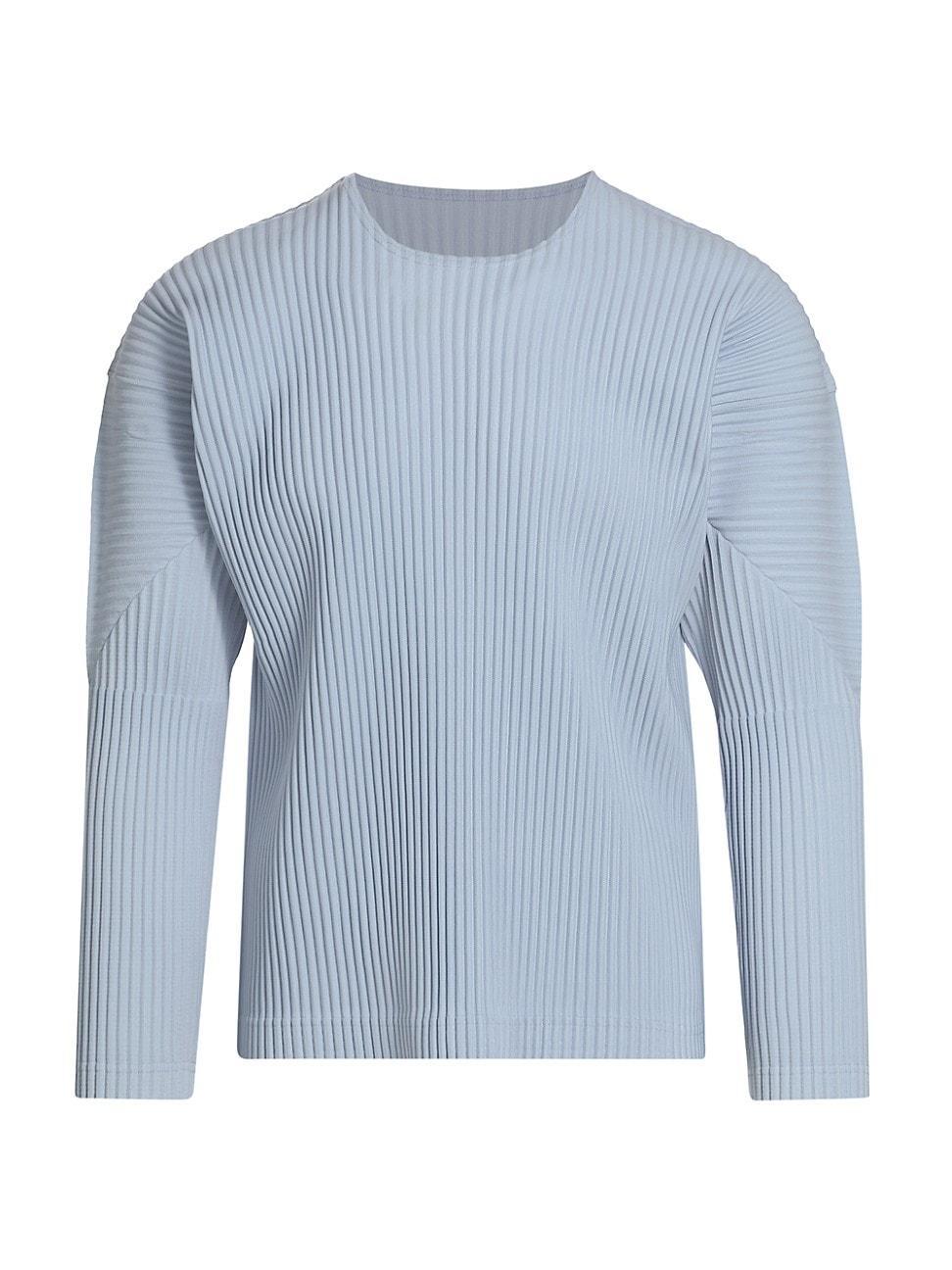 Mens Mc September Pleated Long-Sleeve Shirt Product Image