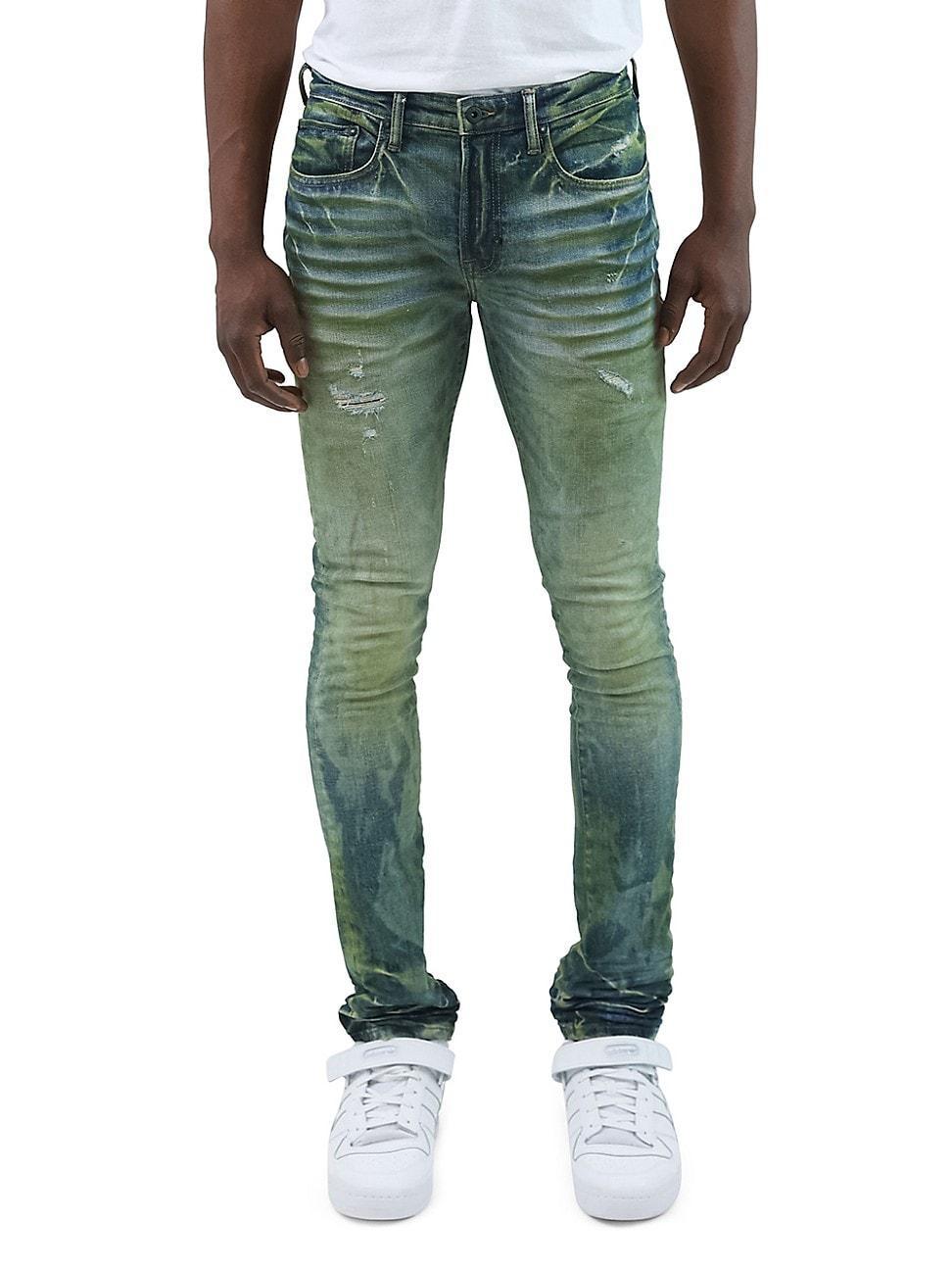 Mens Direction Distressed Skinny Jeans Product Image