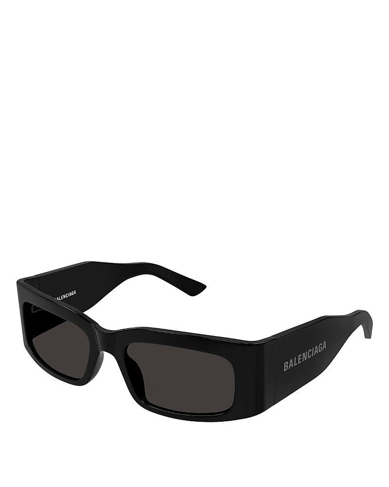 Balenciaga Paper Rectangular Sunglasses, 56mm Product Image