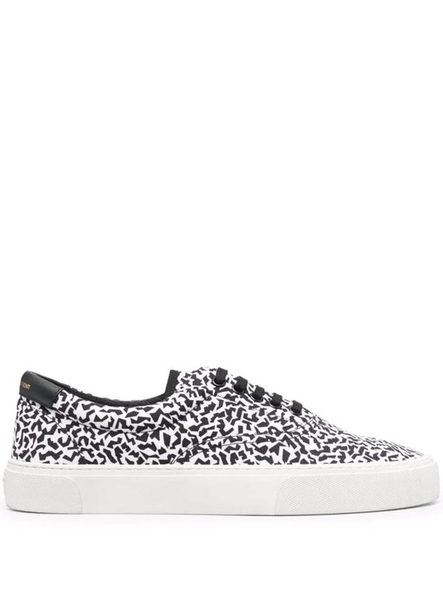 Venice Sparkle-print Low-top Sneakers In White Product Image