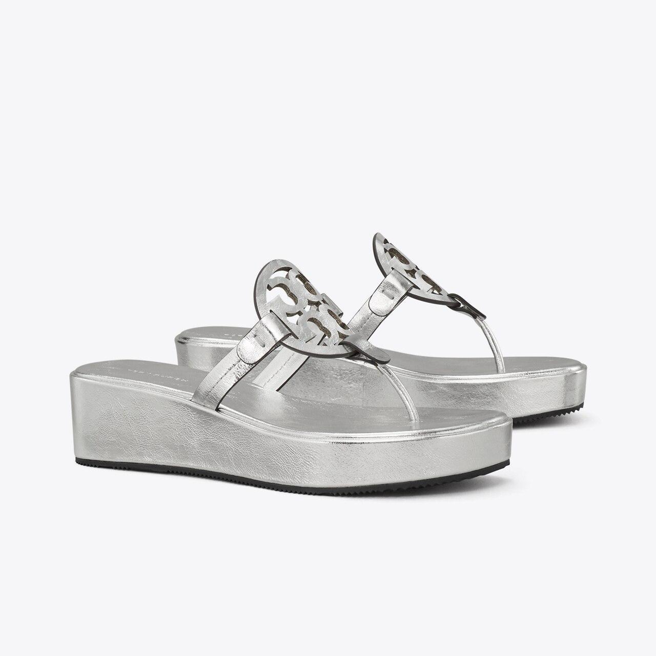 Miller Metallic Wedge Sandal Product Image