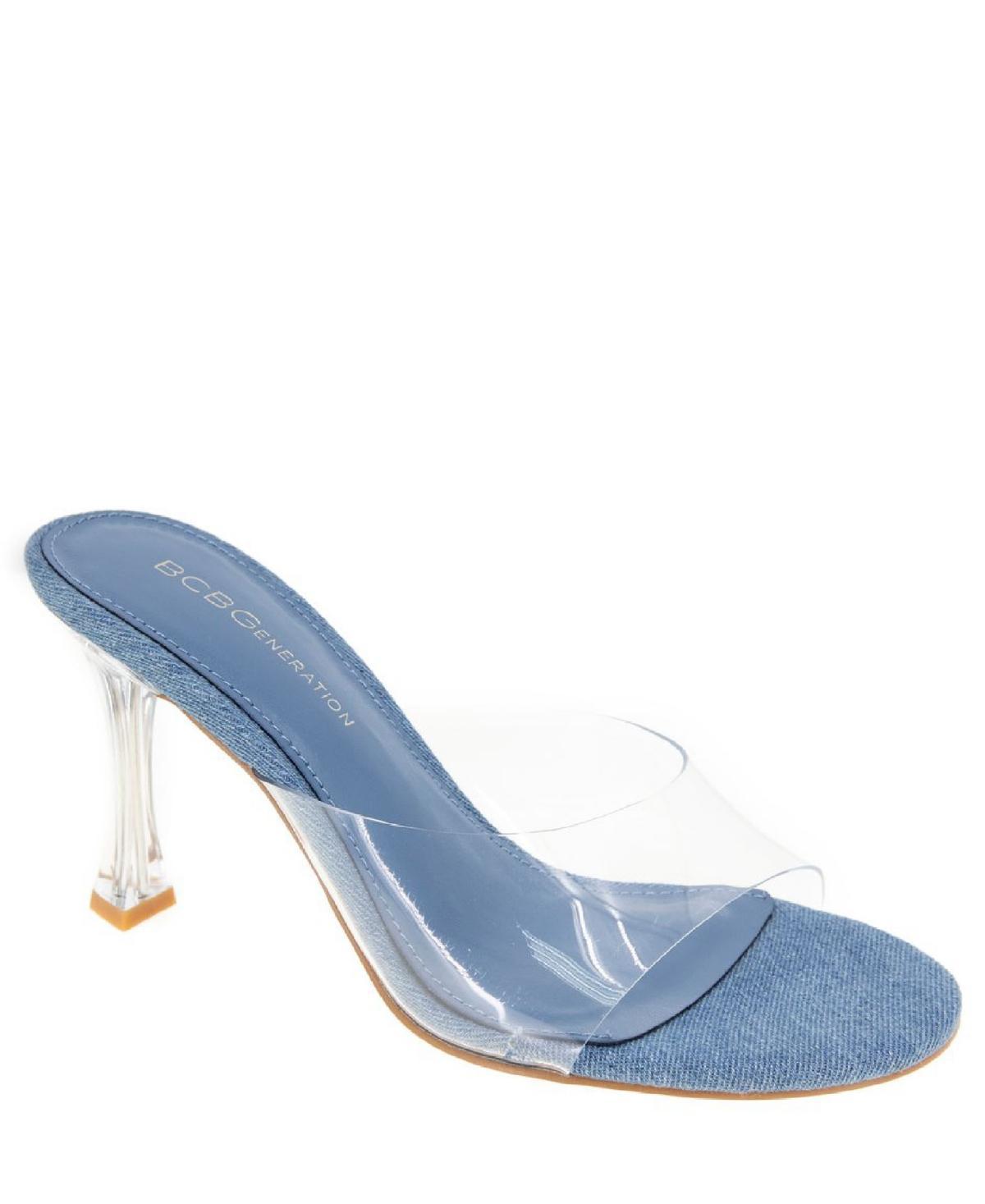 BCBGeneration Martina Clear Vinyl Dress Slides Product Image