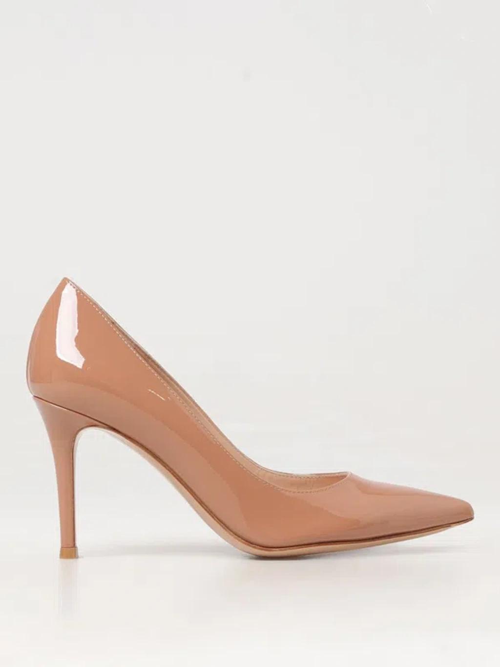 GIANVITO ROSSI Gianvito 85mm Leather Pumps In Brown product image