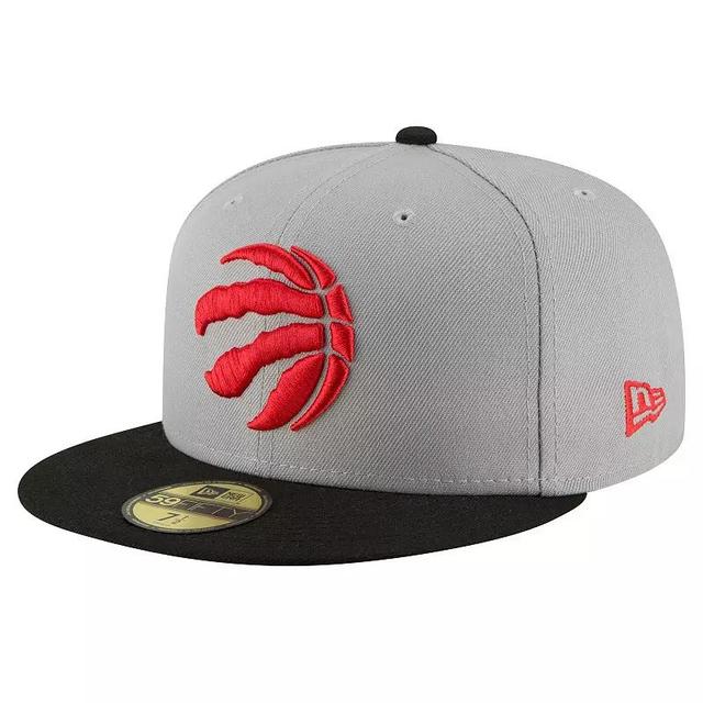 Mens New Era Gray/Black Toronto Raptors 2-Tone 59FIFTY Fitted Hat Product Image