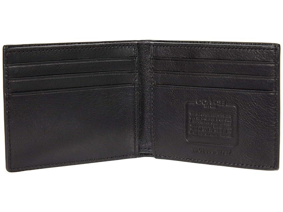 Mens Slim Sport Calf Leather Billfold Wallet Product Image