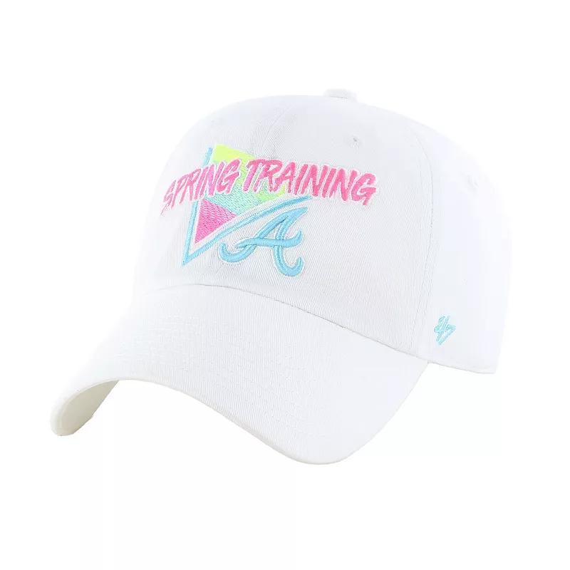 Mens 47 Atlanta Braves 2024 Spring Training Vapor Wave Clean Up Adjustable Hat Product Image