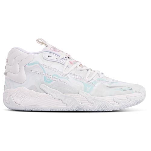 PUMA Mens Lamelo Ball PUMA MB.03 Iridescent - Mens Basketball Shoes Puma White/Dewdrop Product Image