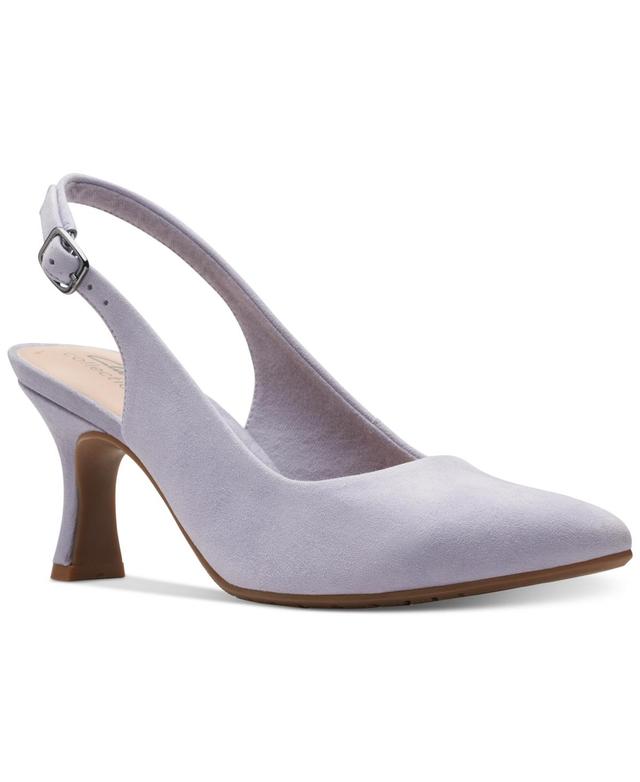 Clarks Womens Kataleyna Step Pointed-Toe Slingback Pumps Product Image