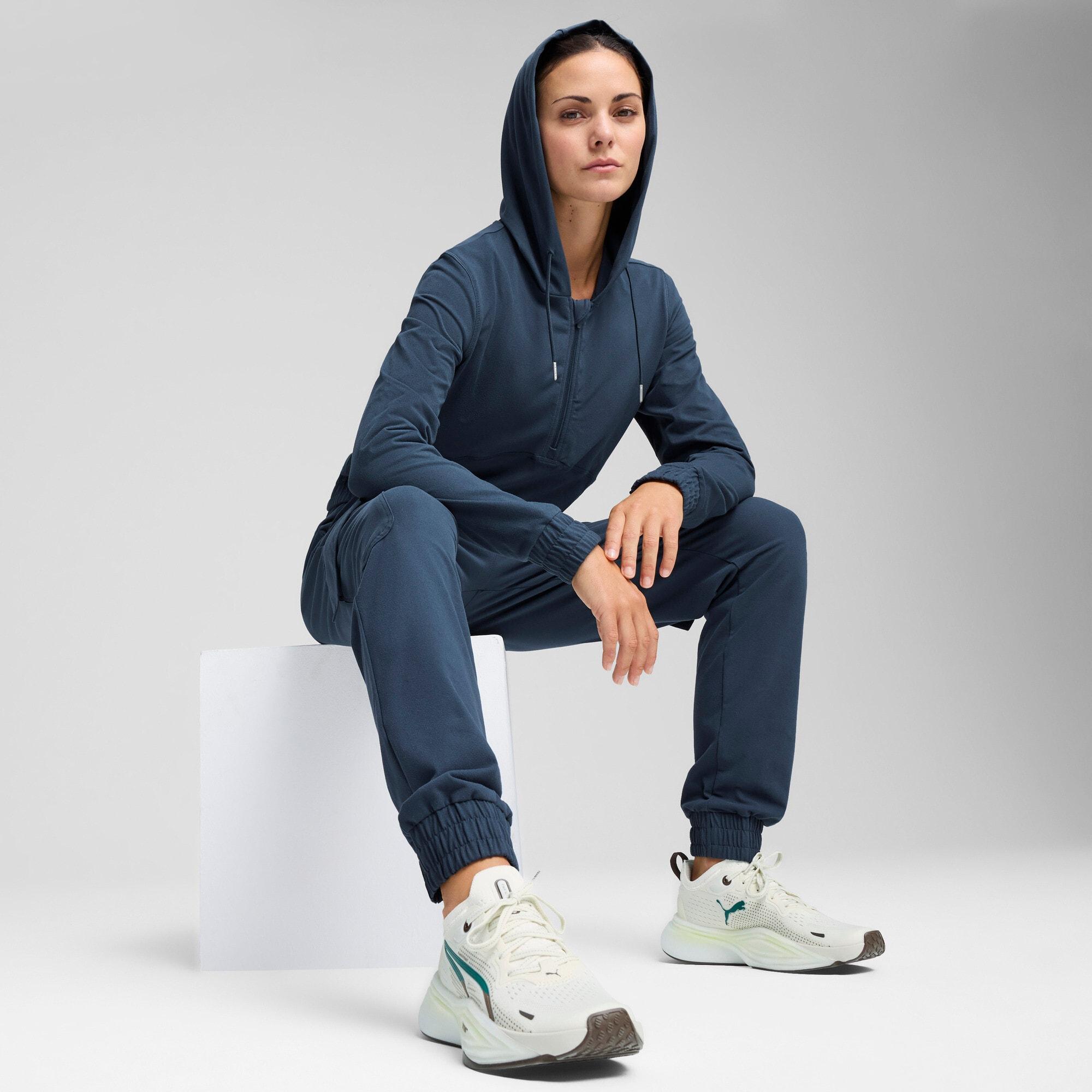 PUMA x PAMELA REIF Women's 1/4 Zip Hoodie Product Image