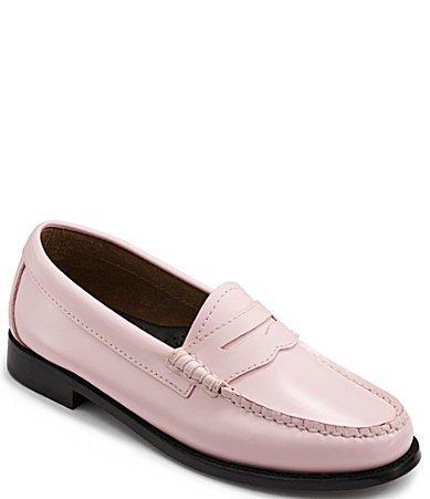 G.H. Bass Womens Whitney Weejun Leather Penny Loafers Product Image