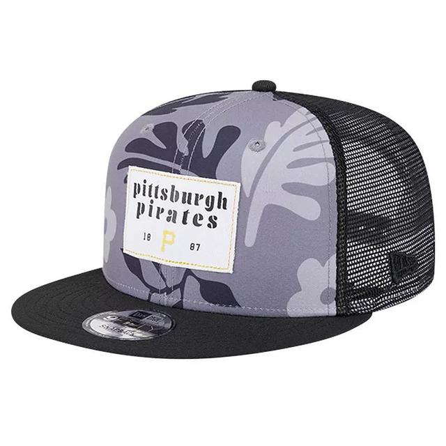 Mens New Era Pittsburgh Pirates Bikini Bottom Trucker 9FIFTY Snapback Hat Product Image