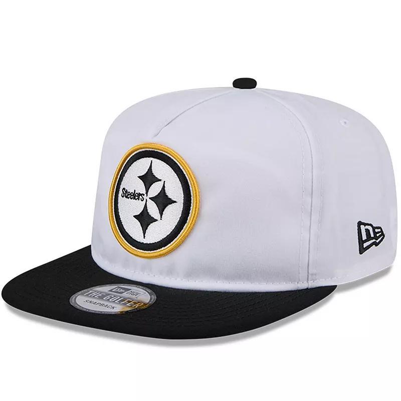 Mens New Era /Black Pittsburgh Steelers 2024 NFL Training Camp Golfer Snapback Hat Product Image